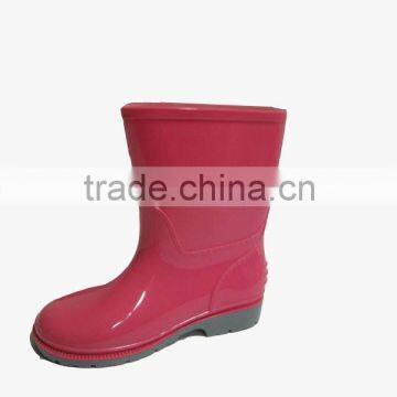 Children pvc rain boots