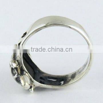 Oxidized Plain Silver Tortoise Silver Ring, 925 Sterling Silver Jewelry, Silver Jewelry