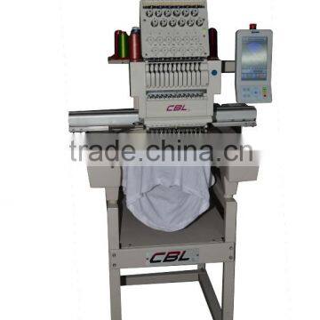 Latest High Speed single head Cap and T/shirt computerized embroidery machine