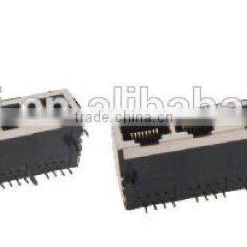 Shielded RJ45 multi-ports PCB Jack/Connector/Socket