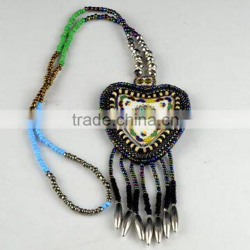 2016 China Bohemian Pendant Applique Trimming, Tibetan Style Pendant Trimming, Necklace Trimming Native Style