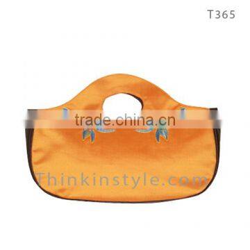 Dragonfly Hand Embroidery Taffeta Silk Bag T365