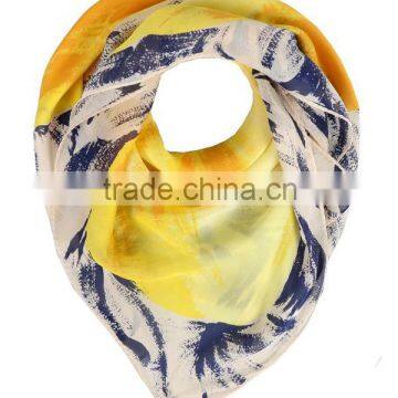 2016 New Design 100% Silk Flower Printed Bandanna