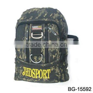 trendy fancy camouflage sports laptop backpack bag for men