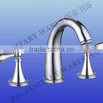 Top Quality 3 Hole Deck-mounted Basin Faucet photo-1