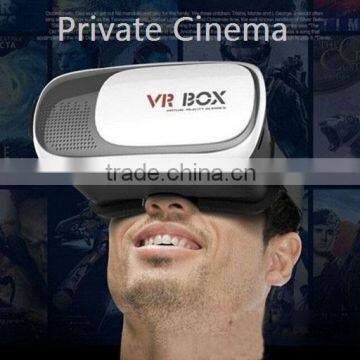 Wholesale VR BOX V2 3d vr Glasses Mobile Phone Virtual Reality Fit 3.5 to 6.0 inch mobile phone 3 d Glasses