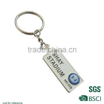 Rectangle enamal keychain Manufacturers supply gift keychain machine to make key chains supply in china