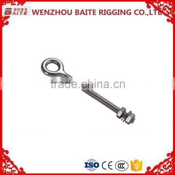 Galvanize Carabiner Wholesale Hot Selling High Quality Steel Electric Galvanized Eye Bolt With Nut Stainless Steel Aisi 316 304