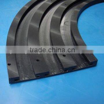 high quality uhmwpe sliding guide conveyor belt PE100 bend guide rail