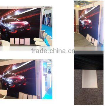 Fabric textile tension frame display