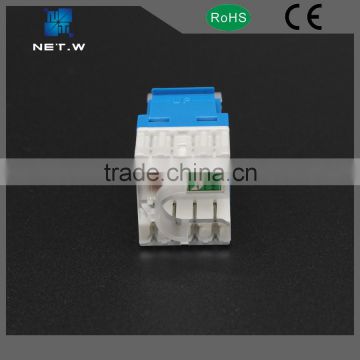 rj45 female keystone jack, utp cat6 rj45 keystone jack