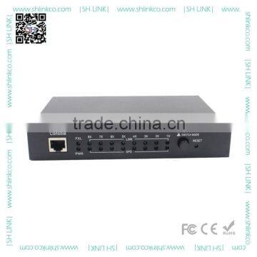 Customized Nice Quality 9 Ports 10/100M Fast Ethernet Switch 8 FE RJ45 1 Sfp Ports photo-2