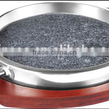 Granite anti-crack stone stew pots frame wood