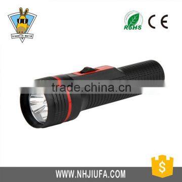 Factory Promotion Low price led flashlight battery operated flashlight