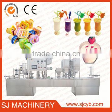 jelly cup filling sealing machine / yogurt cup filling sealing machine / cup filling sealing machine