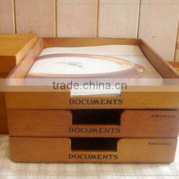 French style decoration wood sundries tray