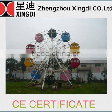 Outdoor mini ferris wheel for kids ,5 cabins ferris wheel for sale