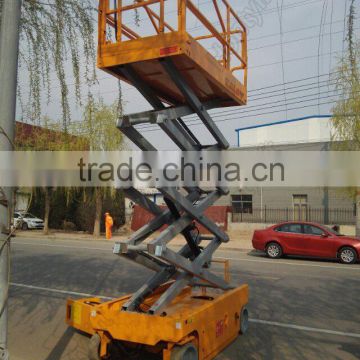 battery mini hydraulic self propel scissor lift