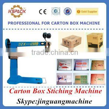 Carton box forming machine /semi-automatic manual carton box stiching machine