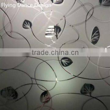 Acid Etched Pattern Mirror
