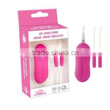 10 Function Dual Mini Bullets Vibrator Sex Toys For Adult