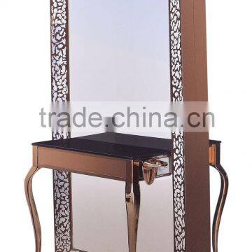 Great deal antique metal and french style mirror