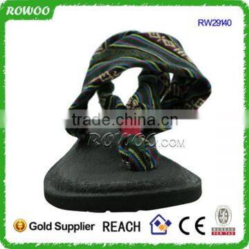 New Products on China Market Women's Yoga Sling Ethnic Cloth Sandals photo-2