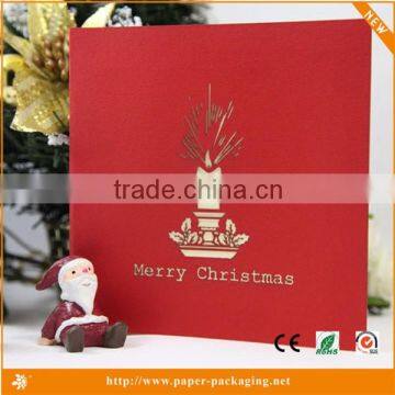 special paper 3d christmas 3d pop up greeting card