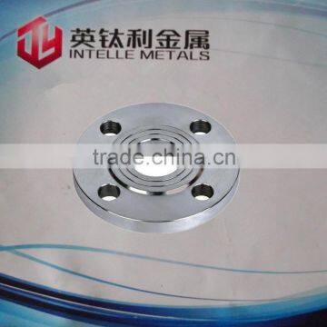 Grade 2 ASME B16.5 Standard PN1.6 MPa DN80 3" PL Titanium Plate Flat Welding Flanges