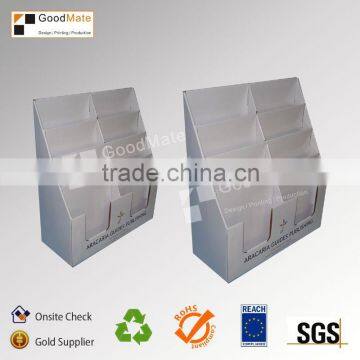 Manufacture Cardboard floor stand lcd touch screen advertising display