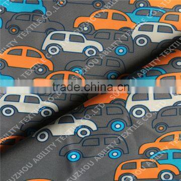 300D polyester oxford printed fabric with pu coated