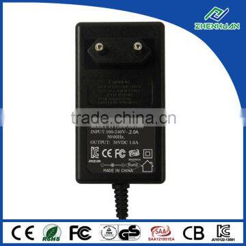 Electric Adapter 36V 1A Massage Recliner Power Supply With EU Plug photo-3