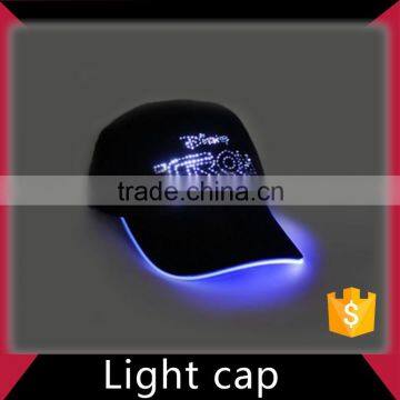Softtextile snapback led cap