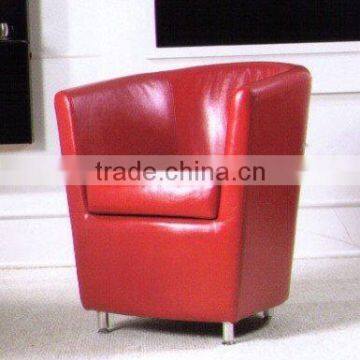 hotel lobby sofa, red sofa chair, single sofa, sofa chair for hotel SF-607