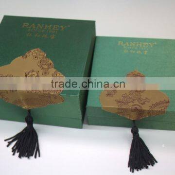 classical antique jewelry box fabric covered jewelry box manufacturer in China