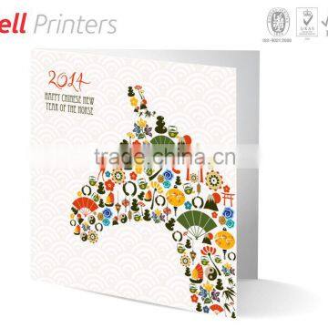 Horse Year 2014 Chinese New Year Top selling Greeting Card