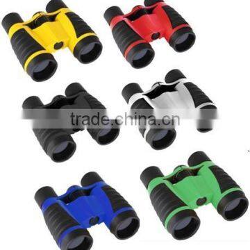 hot sale cheap child plastic binocular /kid's binocular/ promotional gift binocular with strap