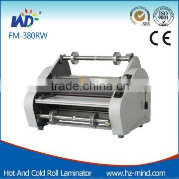 Professional Manufacturer (FM-380RW ) Double side Laminating Cold and Hot Roll Laminator