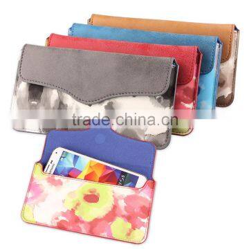 PU Leather Mobile Phone Pouch for universal case