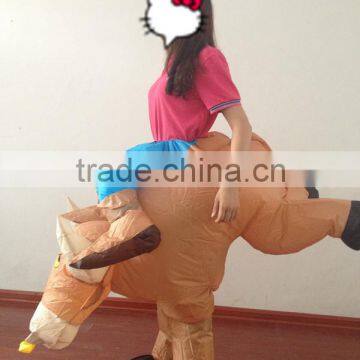 DJ-CO-110 INFLATABLE BULL RIDER ADULT FANCY DRESS COSTUME COWBOY NIGHT OUTFIT photo-4