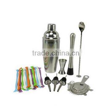 Stainless Steel Muddler,Bar Muddler,Cocktail Muddler with Mixing Spoon