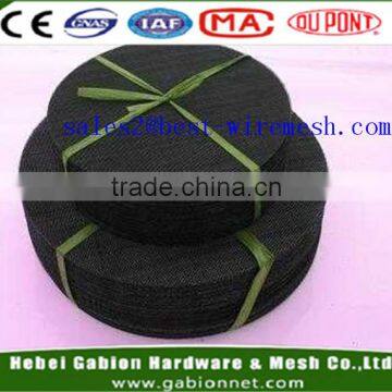 Black Wire Iron Wire Cloth / Epoxy Coated filter Wire Mesh(factory)