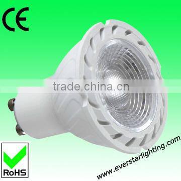230V 38 deregg Epistar COB led 5W 350lm GU10 MR16 LED COB Spotlight