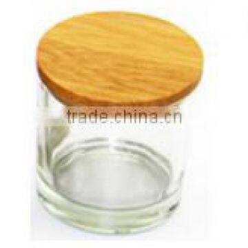 Hot Sales Different Sizes Round Glass Candle Jars Candle Holders