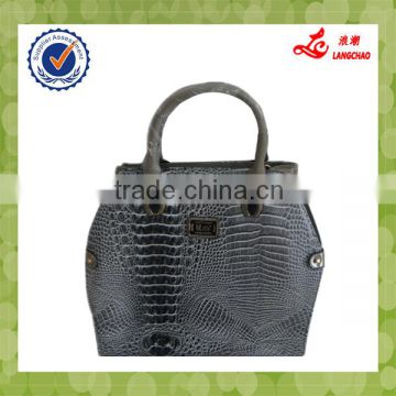 Spinner Wheels Fashionable Party Handbags Crocodile Luggage Set Handbag/Lady Bag