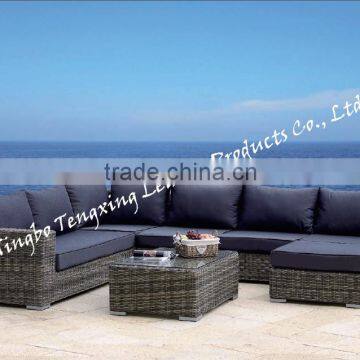 2016 New Model Style New Design Use Hotel Garden Rattan Sofa Set
