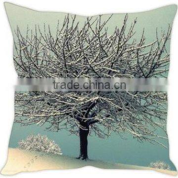 Indian Pillow Case Digital Beautiful Bush Cushion Cover