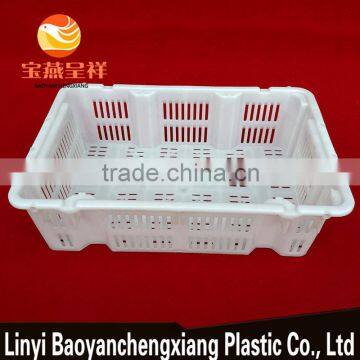 610x410x170mm turnover plastic fish basket for transportation