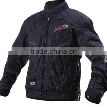 Mesh Motorcycle Street Riding Jacket JK40 CE inner Protectors Zipper Jackets