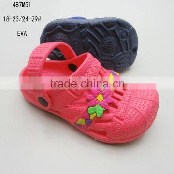 Special design EVA garden shoes sandals for girls